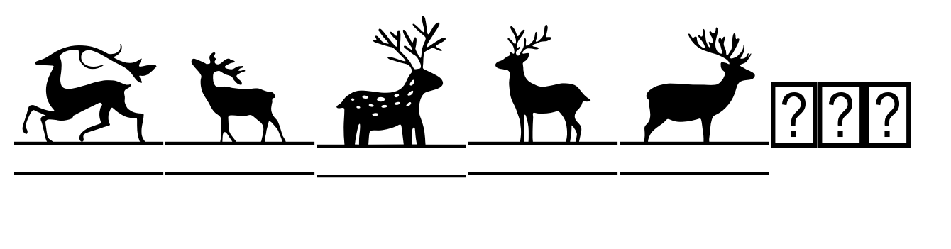 Bladis Night Deer Monogram